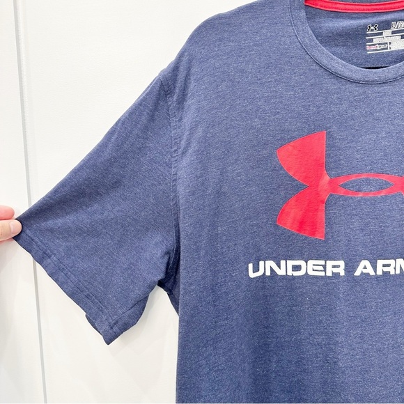 UNDER ARMOUR | Blue & Red Shirt Size XL - Picture 2 of 4